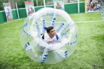 Kerintha Movie Team At Bubble Soccer Event
